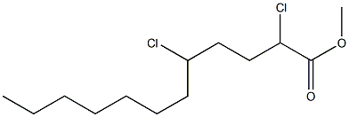 2,5-Dichlorolauric acid methyl ester Structure