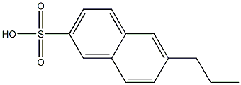 6-Propyl-2-naphthalenesulfonic acid 结构式