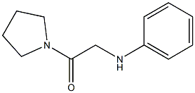 1-(N-Phenylglycyl)pyrrolidine,,结构式