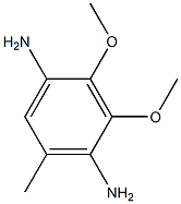 2,3-ジメトキシ-5-メチル-p-フェニレンジアミン 化学構造式