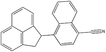 4-(Acenaphthen-1-yl)-1-naphthalenecarbonitrile Structure