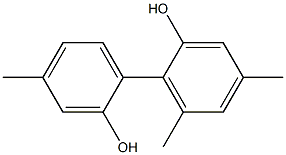 4,4',6-Trimethyl-1,1'-biphenyl-2,2'-diol Structure