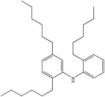 2,2',5'-Trihexyl[iminobisbenzene] Structure