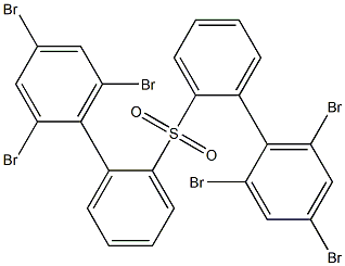 2,4,6-Tribromophenylphenyl sulfone 结构式