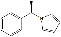 1-[(R)-1-Phenylethyl]-1H-pyrrole,,结构式