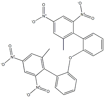 6-Methyl-2,4-dinitrophenyl(phenyl) ether,,结构式