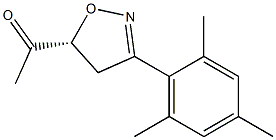 (5R)-3-Mesityl-5-acetyl-2-isoxazoline Structure