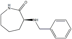 (3S)-3-(Benzylamino)hexahydro-2H-azepin-2-one 结构式