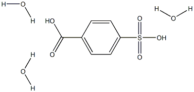 p-Sulfobenzoic acid trihydrate 结构式