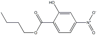 4-ニトロサリチル酸ブチル 化学構造式