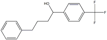 1-[4-(Trifluoromethyl)phenyl]-4-phenyl-1-butanol Struktur