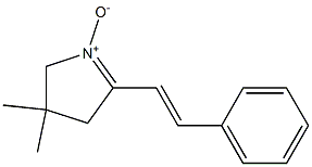 2-Styryl-4,4-dimethyl-1-pyrroline 1-oxide|