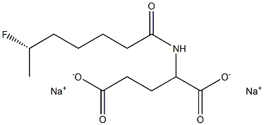 (S)-2-(6-Fluoroheptanoylamino)glutaric acid disodium salt