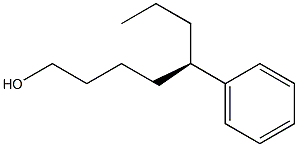 [R,(-)]-5-Phenyl-1-octanol 结构式