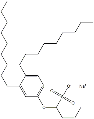 1-(3,4-Dinonylphenoxy)butane-1-sulfonic acid sodium salt