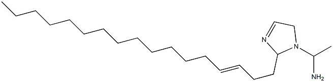 1-(1-Aminoethyl)-2-(3-heptadecenyl)-3-imidazoline Structure