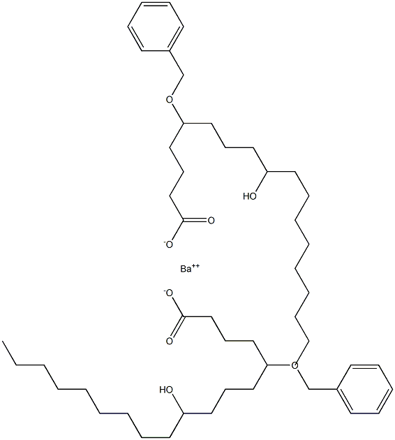  Bis(5-benzyloxy-9-hydroxystearic acid)barium salt