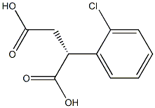 [R,(-)]-(o-Chlorophenyl)succinic acid Struktur