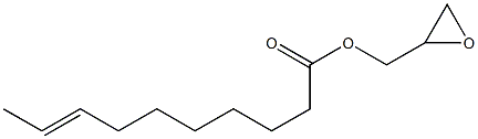 8-Decenoic acid glycidyl ester Struktur
