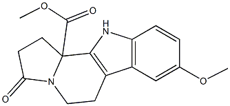 2,3,5,6,11,11b-Hexahydro-8-methoxy-3-oxo-1H-indolizino[8,7-b]indole-11b-carboxylic acid methyl ester