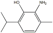 2-Amino-6-isopropyl-3-methylphenol Struktur