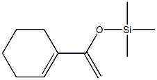 Trimethyl[1-(1-cyclohexenyl)ethenyloxy]silane Structure