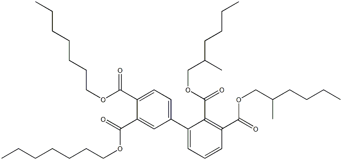 1,1'-Biphenyl-2,3,3',4'-tetracarboxylic acid 3',4'-diheptyl 2,3-di(2-methylhexyl) ester