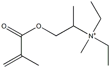 N,N-Diethyl-N-methyl-1-(2-methyl-1-oxo-2-propenyloxy)-2-propanaminium|