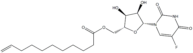 5'-O-(10-Undecenoyl)-5-fluorouridine