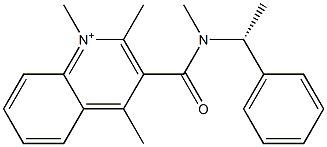 3-[[Methyl[(R)-1-phenylethyl]amino]carbonyl]-1,2,4-trimethylquinolinium