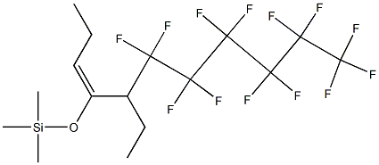 (E)-5-Ethyl-6,6,7,7,8,8,9,9,10,10,11,11,11-tridecafluoro-4-(trimethylsiloxy)-3-undecene|