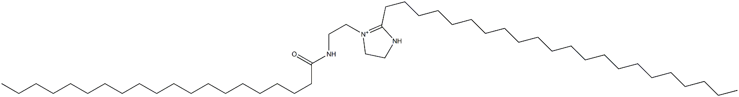 2-Docosyl-1-[2-(icosanoylamino)ethyl]-1-imidazoline-1-ium Structure