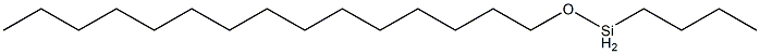 Butyl(pentadecyloxy)silane Structure