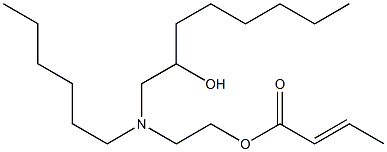 Crotonic acid 2-[N-hexyl-N-(2-hydroxyoctyl)amino]ethyl ester