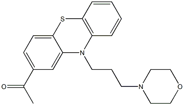 1-[10-(3-Morpholinopropyl)-10H-phenothiazin-2-yl]ethanone,,结构式