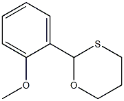 2-(2-Methoxyphenyl)-1,3-oxathiane Structure