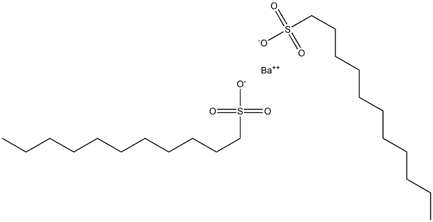 Bis(undecane-1-sulfonic acid)barium salt,,结构式