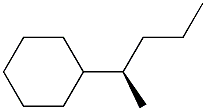 (+)-[(R)-1-Methylbutyl]cyclohexane Structure