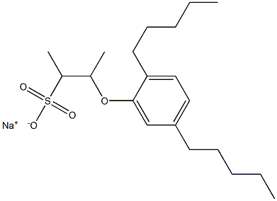 3-(2,5-Dipentylphenoxy)butane-2-sulfonic acid sodium salt