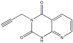 3-(2-Propynyl)-1,2,3,4-tetrahydropyrido[2,3-d]pyrimidine-2,4-dione Struktur