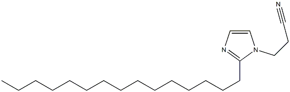 1-(2-Cyanoethyl)-2-pentadecyl-1H-imidazole Structure