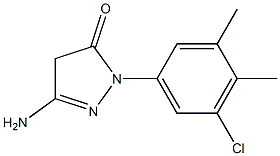 3-Amino-1-(5-chloro-3,4-dimethylphenyl)-5(4H)-pyrazolone Structure