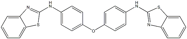 2,2'-[Oxybis(4,1-phenylene)bis(imino)]bis(benzothiazole) Structure