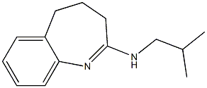 4,5-Dihydro-N-(2-methylpropyl)-3H-1-benzazepin-2-amine Struktur