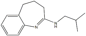 4,5-Dihydro-N-(2-methylpropyl)-3H-1-benzazepin-2-amine Structure