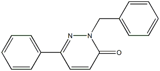 2-Benzyl-6-phenylpyridazin-3(2H)-one Structure