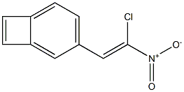 1-(2-Chloro-2-nitroethenyl)-3,4-(ethene-1,2-diyl)benzene Struktur