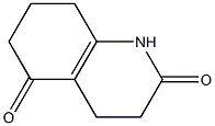 3,4,5,6,7,8-ヘキサヒドロキノリン-2,5(1H)-ジオン 化学構造式