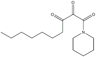 1-(1-Piperidinyl)decane-1,2,3-trione Structure