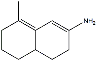 3,4,4a,5,6,7-Hexahydro-8-methylnaphthalen-2-amine Structure